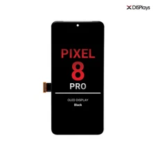 FOR GOOGLE PIXEL 8 8A  8 PRO OLED Replacement Screen WITH FRAME-BLACK