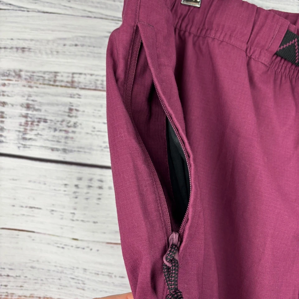 Pantalones de Senderismo Nike ACG Tejidos Trail Medianos Calientes Rosa Cinturón Ligeros Exterior Foto 4 de 4