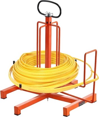 Wire Spooler Spool Cable Reel Dispenser Floor Rack Stud Mounted Electrician New