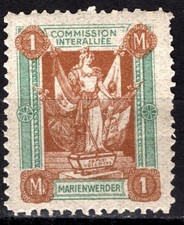 Marienwerder (Westpreu&szlig;en) Michel 11 postfr., 30-31, 33-37 , 39-43 gestempelt