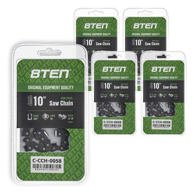 #ad #ad Semi Chisel Chainsaw Chain 10 Inch .043 3 8 LP 40DL for Ryobi Poulan 5 Pack $46.95