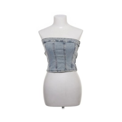My Jewellery, Tube Top, Größe: S, MJ09464 - 0600, Blau, Baumwolle/Elasthan #IYt