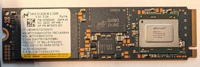 512GB M.2 NVMe Micron 3400 Gen4 x4 SSD Solid State Drive 3,3V 2,5V 2280 Pyrit