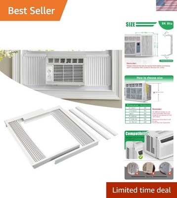 Window Air Conditioner Side Panel Fit Most 8000 Btu Units Dust Filter Fast Co...