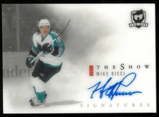 2023-24 Upper Deck The Cup The Show Signatures Auto Mike Ricci