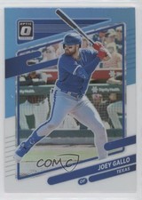 2021 Panini Donruss Optic Carolina Blue & White Prizm Joey Gallo #188 0jg3