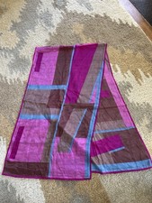 VERA Neumann Vintage Designer 100 Silk Scarf Signed