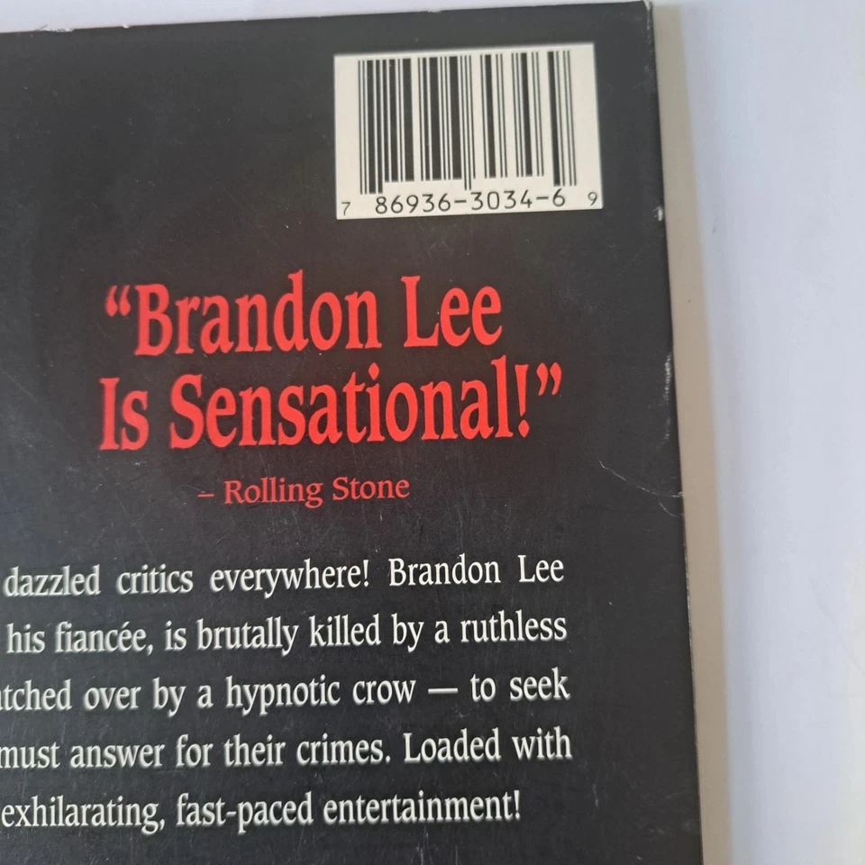 The Crow Letterbox LASERDISC THX 1994 Brandon Lee Foto 4 de 4