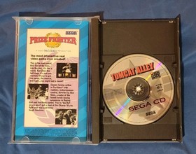 Tomcat Alley (Sega CD, 1994) In Case - With Manual