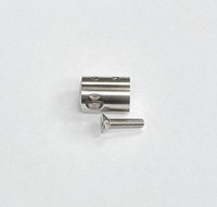 Edelstahl V2A Querstabhalter Stabhalter Traversenhalter 10 Mm Anschluss Flach M6