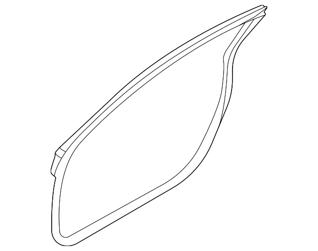 Burlete para carrocería de Porsche (N/P 992-831-703-P)