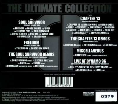 GOREFEST - SOUL SURVIVOR/CHAPTER 13 [DIGIPAK] NEW CD