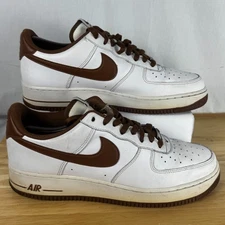 Nike Air Force 1 '07 Pecan DH7561-100 Brown White Sneakers Men’s Size 12