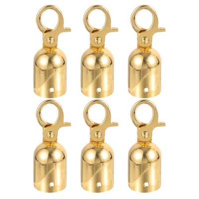 6 Pcs Schnurstopper Seilendkappe Mit Haken Seilendstopper Kabelendkappen