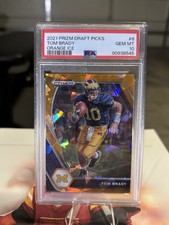 2021 Panini Prizm Draft Picks - Tom Brady #6 Orange Ice Prizm