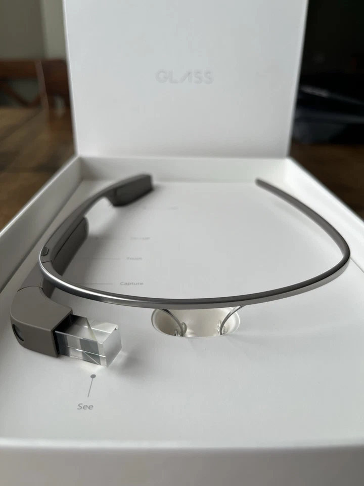 3 COLORES/CONJUNTOS NUEVOS SIN ABRIR EN CAJA KIT COMPLETO Google Glass Explorer Edition V3 XE-C Foto 3 de 4