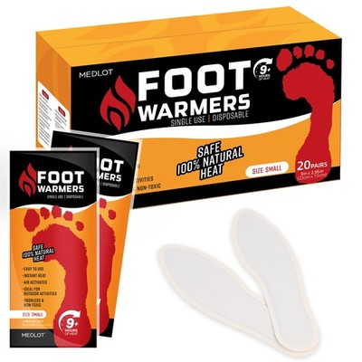 Insole Foot Warmers with Adhesive - Long Lasting, Safe Natural Odorless, Air Act