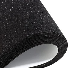 10 Sheets Glitter Foam Sheets for Crafts, A4 Cardstock Paper Sparkles Black