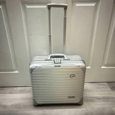 RIMOWA Lufthansa Aluminum Topas 2-Wheel Business Trolley Cabin Carry-On 28L RARE