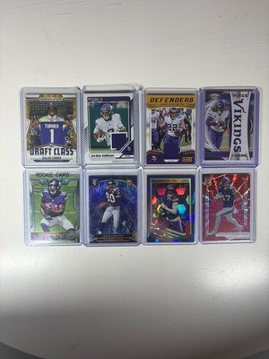 Minnesota Vikings Trading Card Lot Numbered Cards, Patches, Rookies