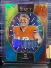 2024 Select Bo Nix Neon Icons 01/25 Rookie Tie Dye Prizm Denver Broncos