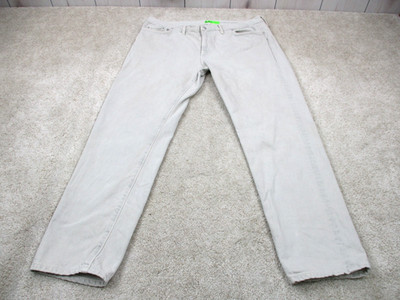 Outerknown SEA Jeans Mens 40x31 Gray Drifter Tapered Fit Organic Cotton Denim *