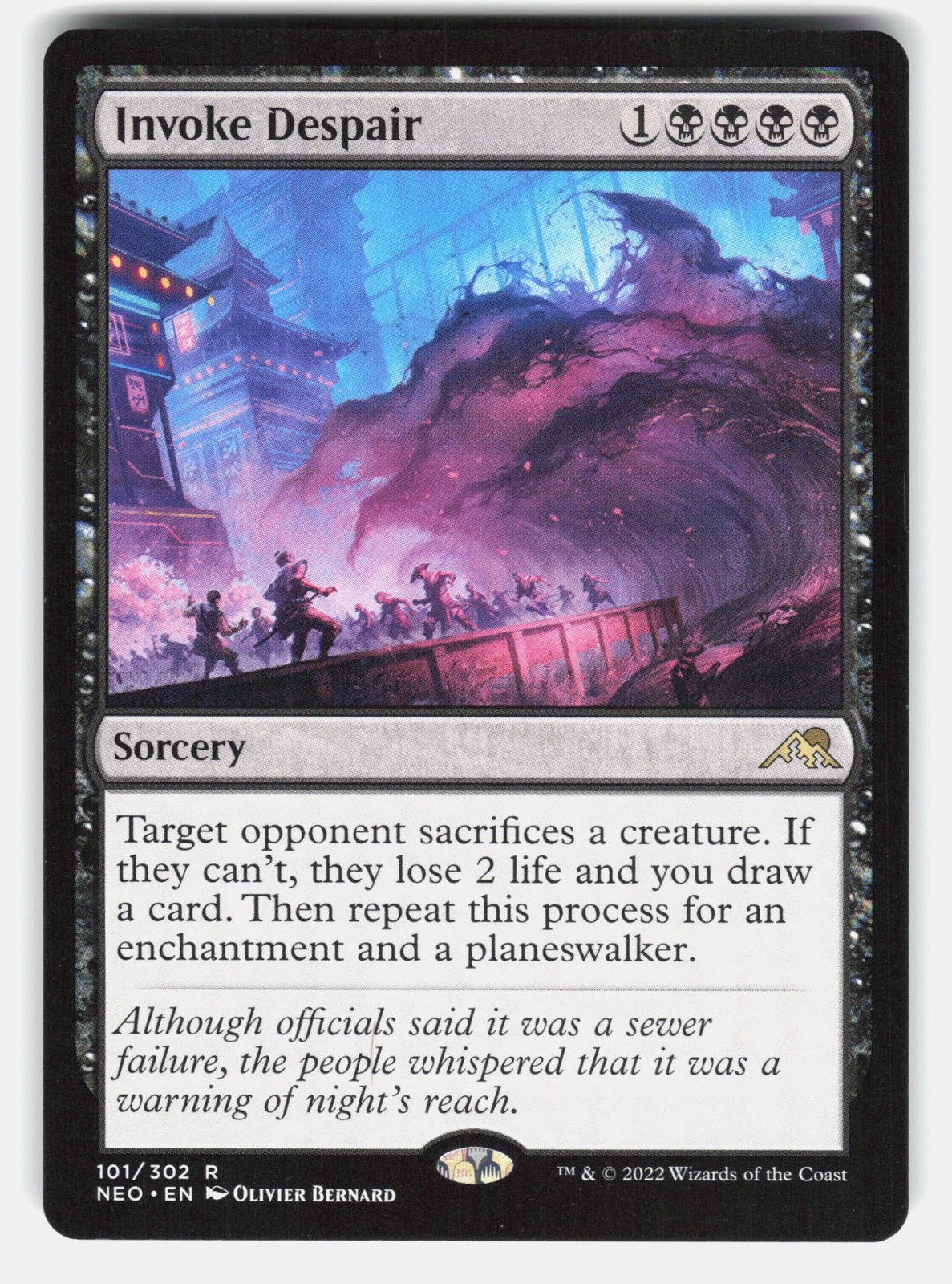 INVOKE DESPAIR - Magic: The Gathering - BERNARD NM/M