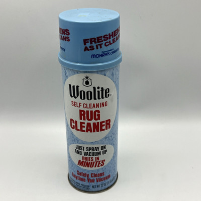 Vintage Woolite Self Cleaning Carpet Rug Cleaner Spray Can Prop
