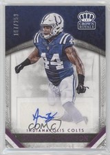 2016 Preferred Retail Crown Royale Rookie Pink /250 Antonio Morrison Auto 11bp