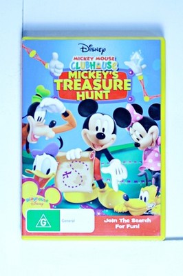 Mickey Mouse Clubhouse-Mickey's Treasure Hunt (DVD, 2006) for sale