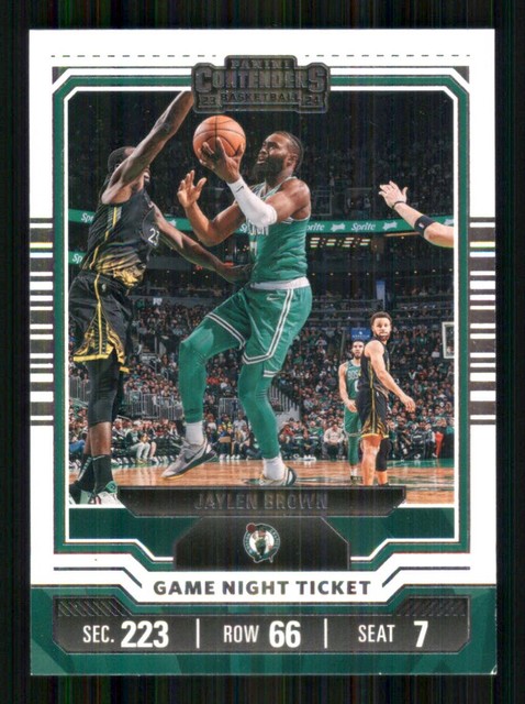 Jaylen Brown 2023-24 Panini Contenders #4 Game Night Ticket Boston Celtics 12256
