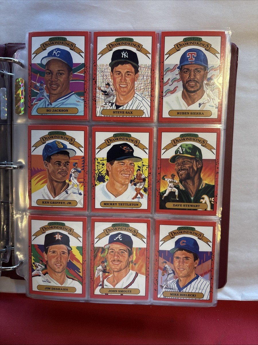 1990 Donruss Baseball #1-716 + Diamond King 1-27 Complete Set In
