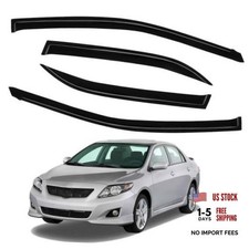 Side Window Deflectors Rain Guards for Toyota Corolla 2009-2013 1.8L/2.4L