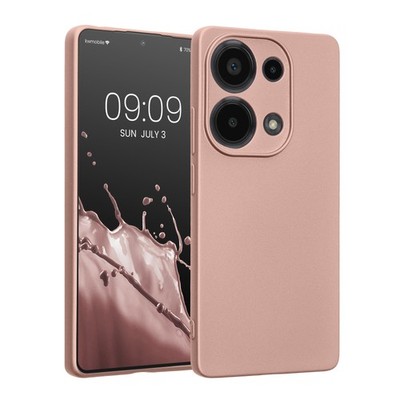 Handyhülle für Xiaomi Redmi Note 13 Pro 4G Silikon Case metallisch smartphone