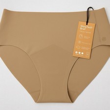 Honeylove ShineTech Brief Shapewear Beige Plus 3X Seamless Tummy Control New