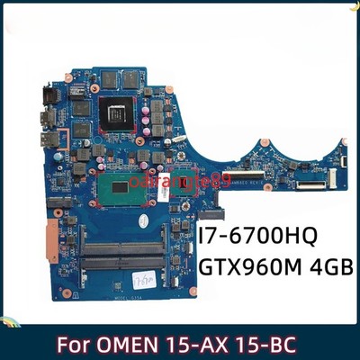 DAG35AMB8E0 For HP OMEN 15-AX 15-BC Motherboard I5 I7-6700HQ CPU GTX960M 4G GPU 