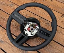 NEU LEDER Lenkrad für Ford Mustang 05-09 Shelby GT GT500 Daumengriffe