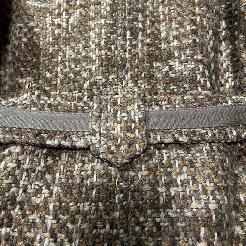 S Max Mara Long Coat Tweed Alpaca Blend Mohair Brown Women's Japan L USA 8 EU 40 - Picture 19 of 24