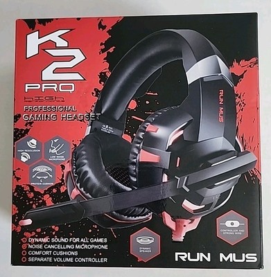 K2 Pro Run Mus High Performance Professional Gaming Headset 