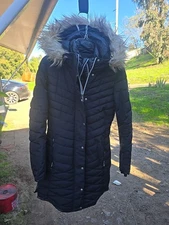 Dare 2b Womens Striking III Longline Hooded Padded Jacket Coat