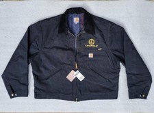 Carhartt Detroit Jacket J001 Black 2XL Leupold Blanket Lined Made in USA w/ TAGS