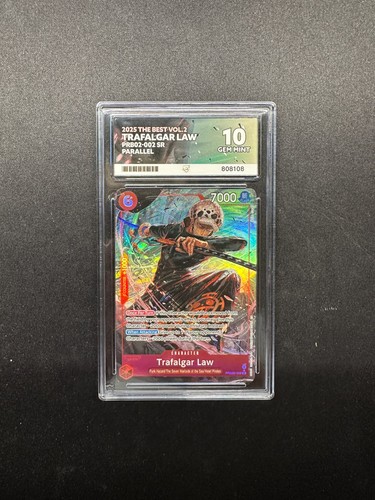 Trafalgar Law (Alternate Art) graded ACE 10 for sale on eBay