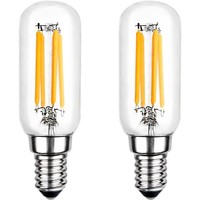 Dunstabzugshaube Lampe E14 T25 LED 4 W Kaltweiß 6000K 400 Lm 2 StüCk Filament