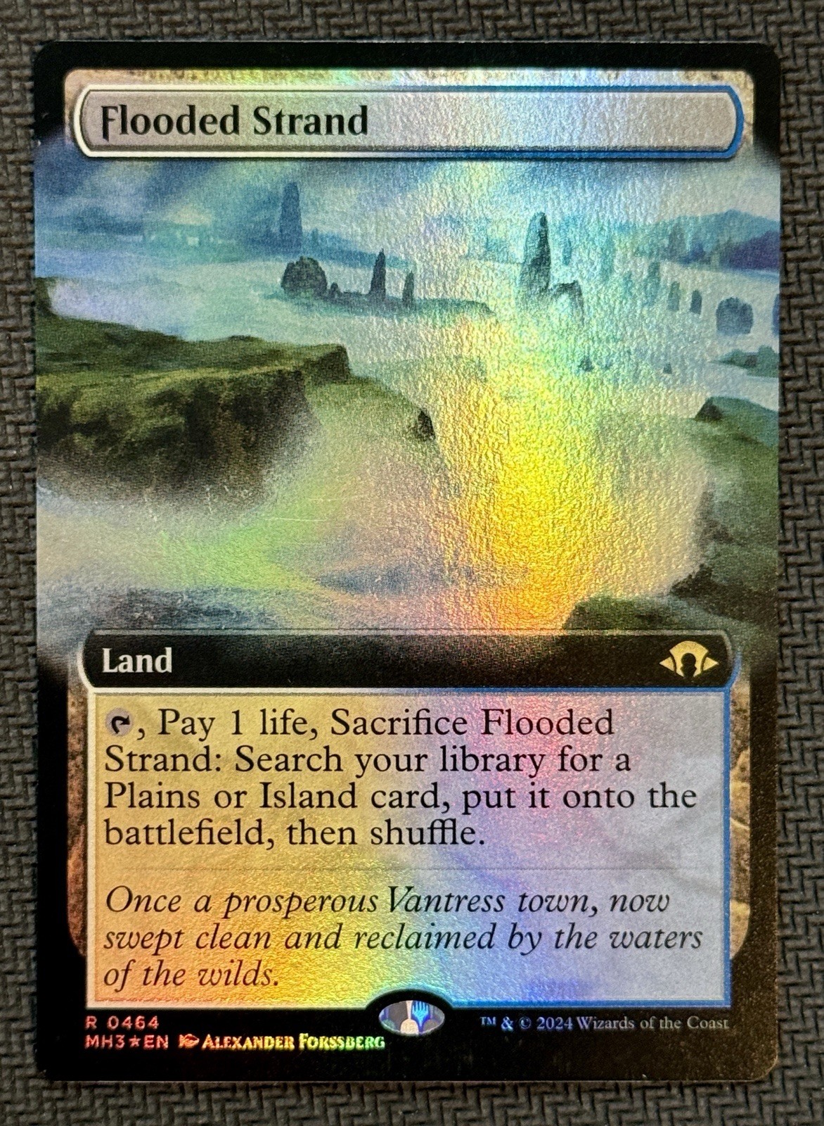 Flooded Strand - Foil (Extended Art) Modern Horizons 3 - Mtg
