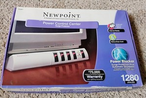 Newpoint 1280 Joules Power Control Center / Surge Protector #01007