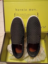 NEW Bernie Mev Basket Weave Slip-on Sneakers Verona EU37 New in Box