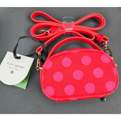 Kate Spade X Target Mini Polka Dot Crossbody Bag, Pink/Red  display picture 1