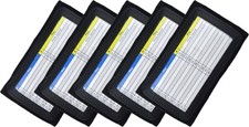Youth Triple Wrist Coach, Football Wristbands for Plays, Baseball 5 Pack Black