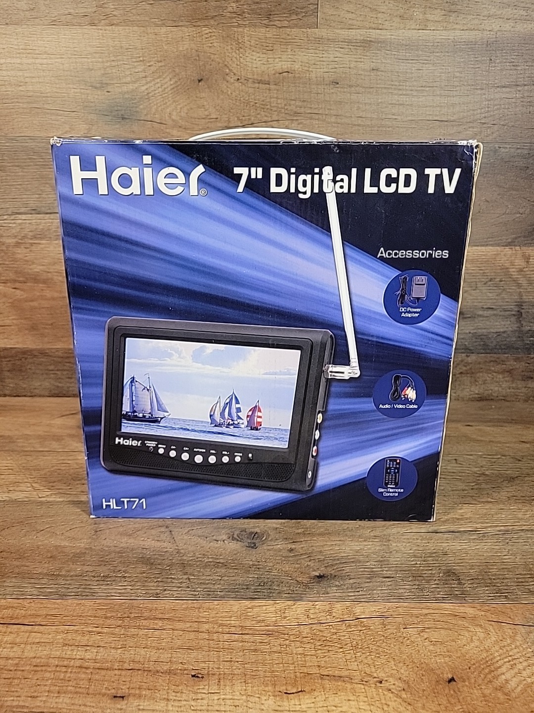 NEW Haier HLT71 7" 720p HD LCD Rechargeable Television New U