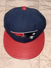 New England Patriots Navy and Red Cap Hat